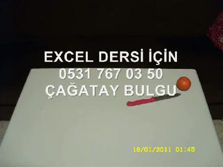 �A�ATAY BULGUDAN EXCEL DERSI